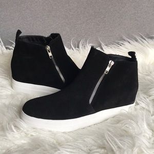 Steve Madden suede high-top sneakers